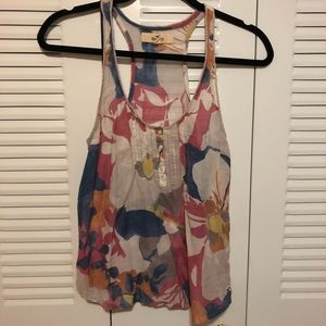 Hollister Sheer Floral Tank